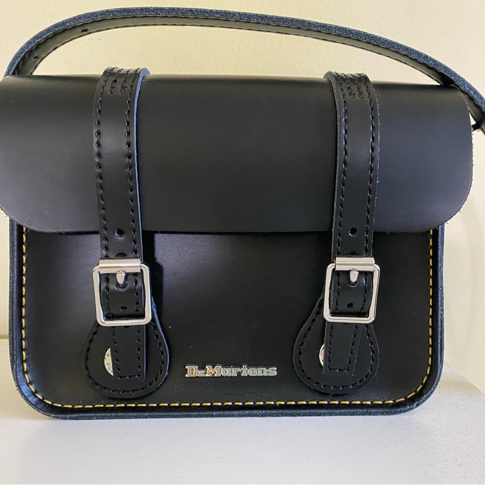 Dr Martens 7 in crossbody satchel.
